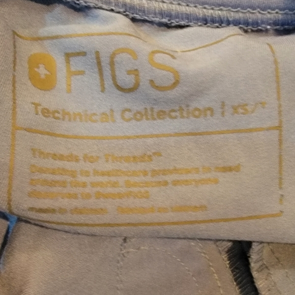 Figs Ceil Blue Zamora™ - Tall Jogger Scrub Pants - XS - Tall - Picture 5 of 5